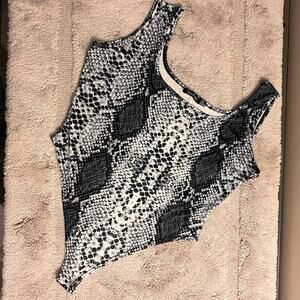 Snake skin body suit